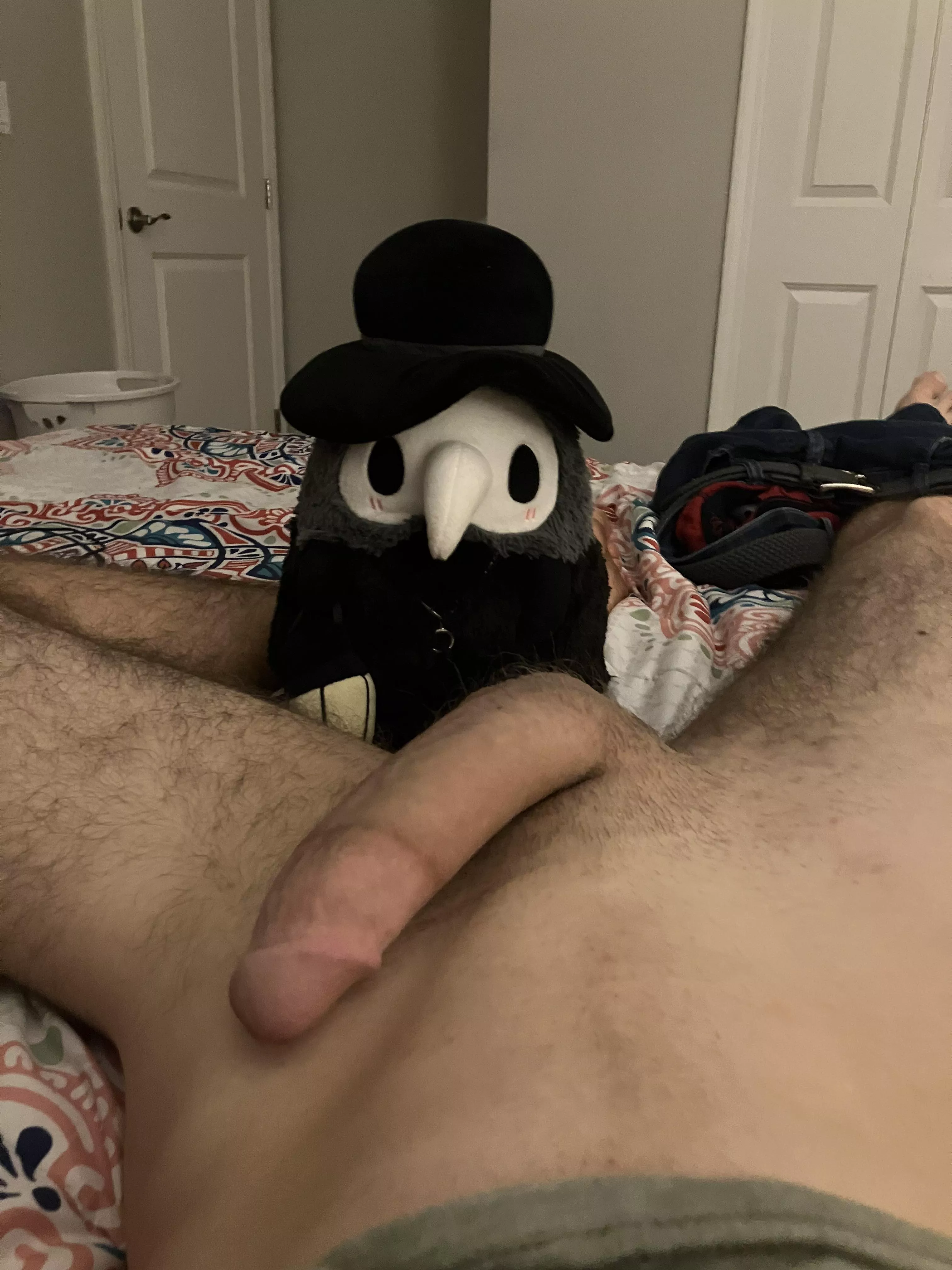 I sleep with a stuffed animal and I'm still more of a man than you'll ever be. Isn't that right, smallfry?~