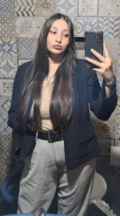 It took me years to take care of my hair and have it long. 