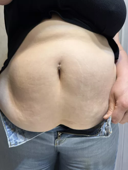 Jeans off for the day