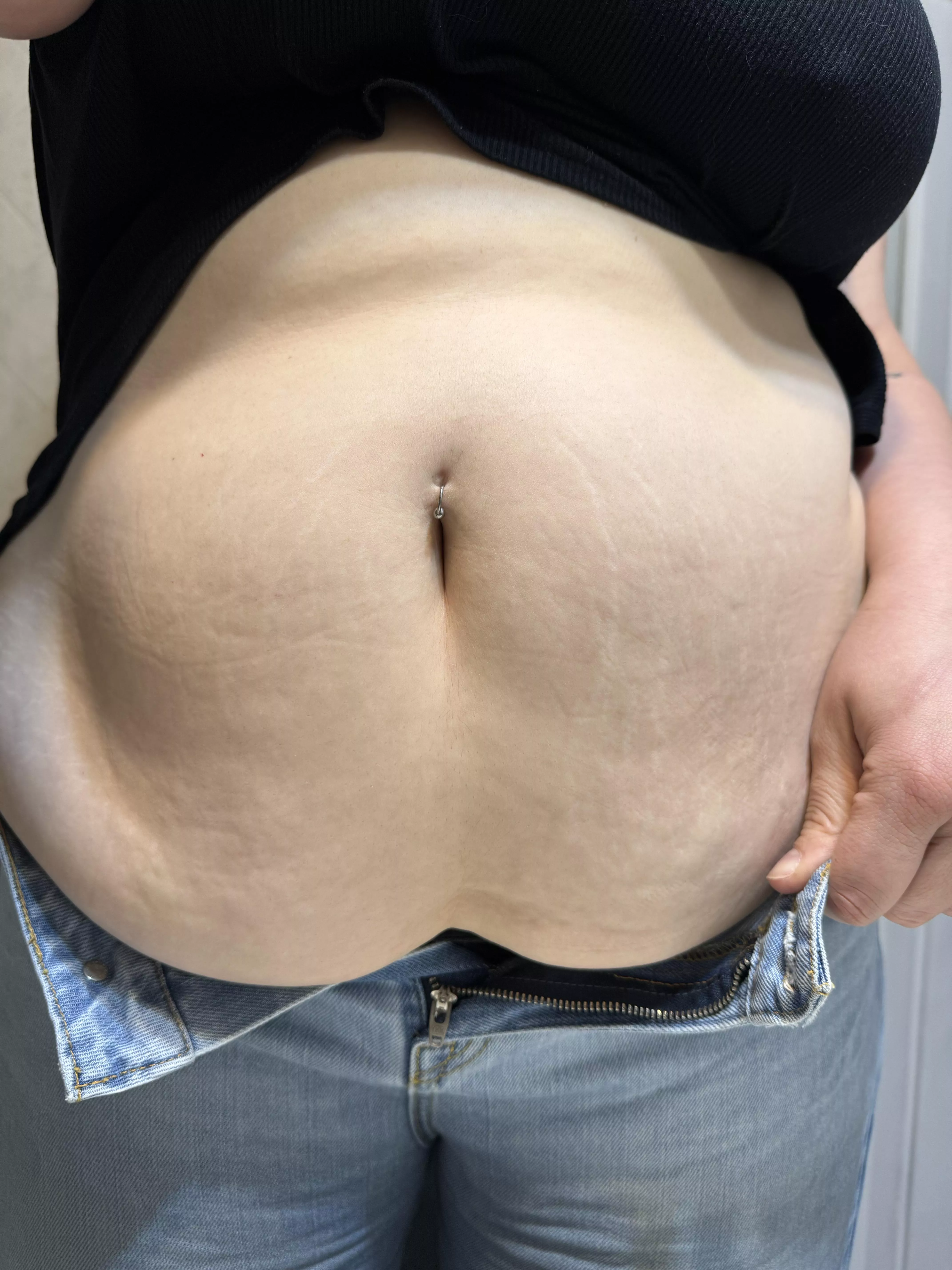 Jeans off for the day