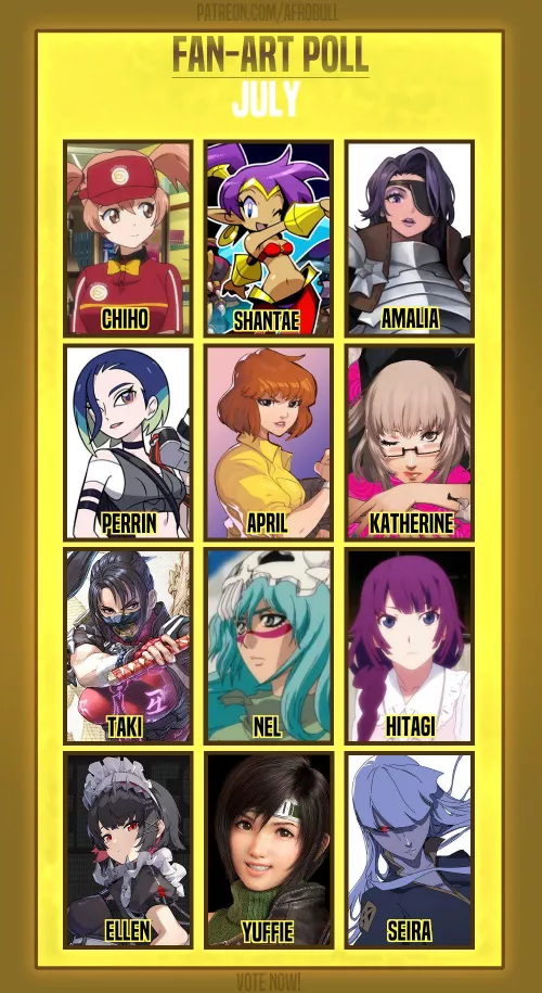 JULY 2024 POLL IS LIVE! Who's your pick? 👀