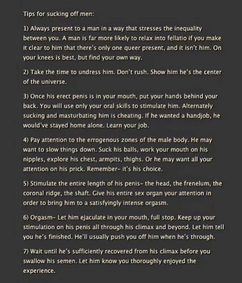 Learn How To Pleasure Men