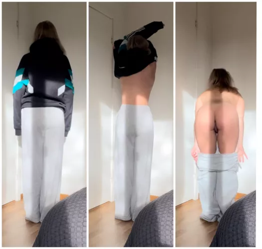 Leaving a lot to the imagination with my cozy clothes…