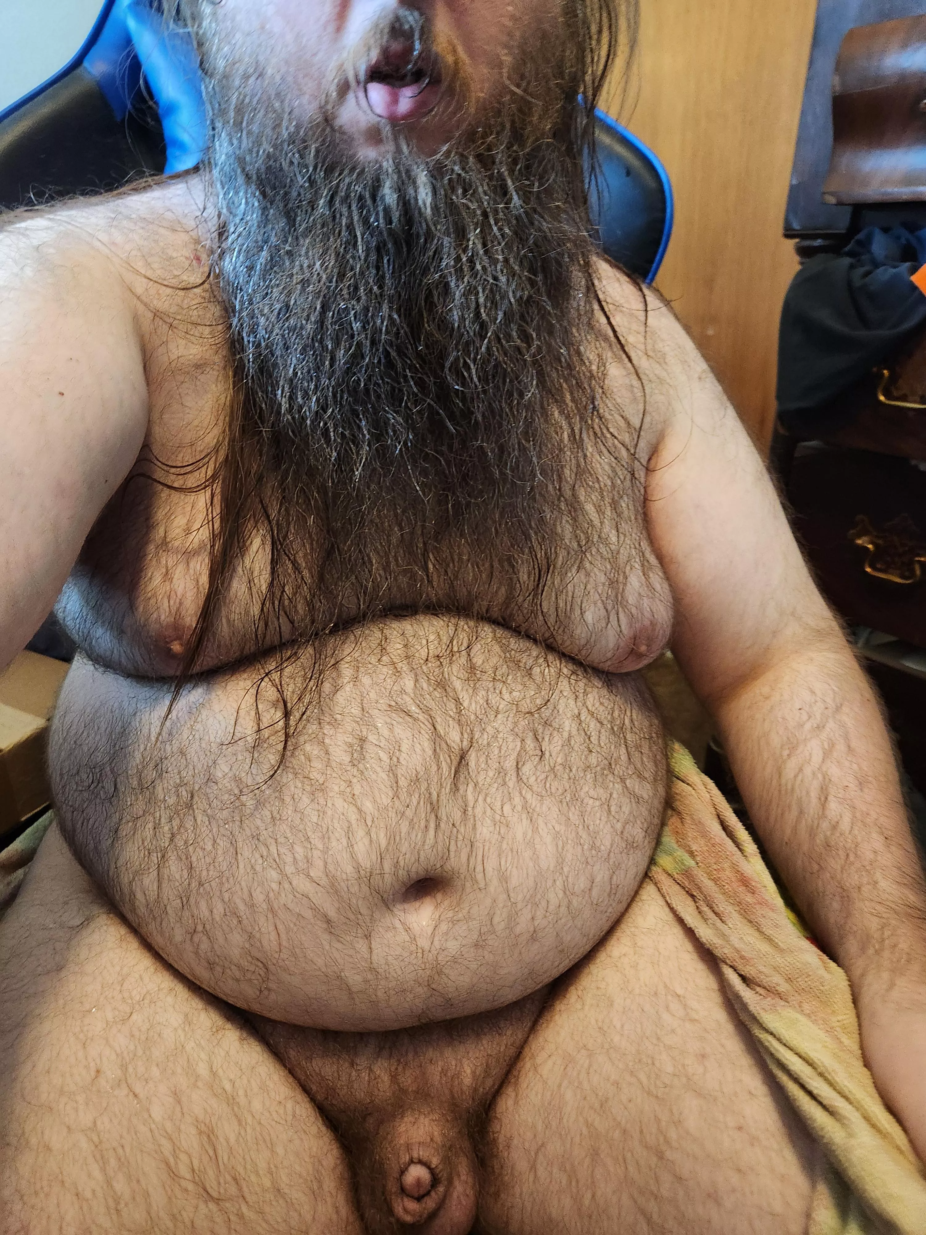 Love drying off after a shower