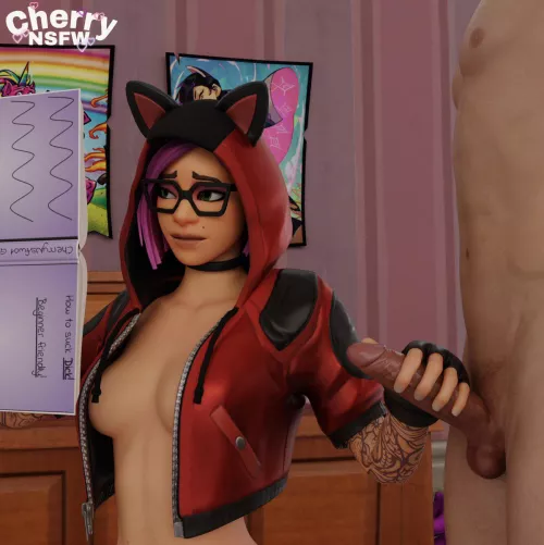 Lynx reading up! (Cherrynsfw01)