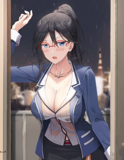 Maiko got caught in the rain [Tokyo Mirage Sessions FE]