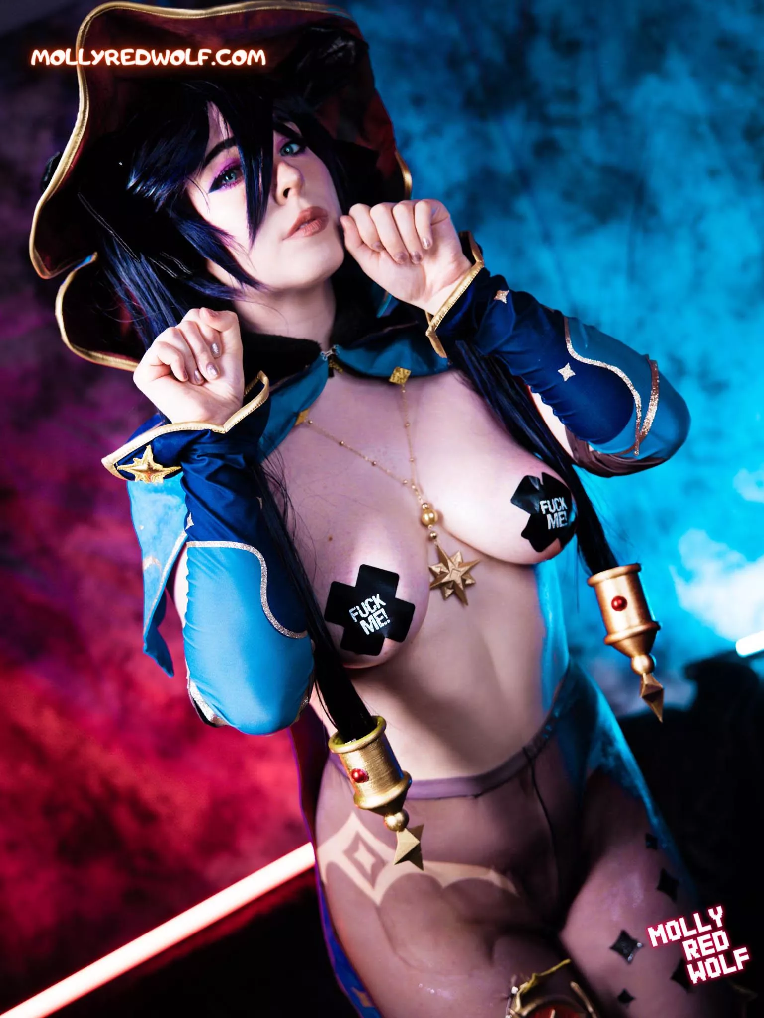 Mona [Genshin impact](Mollyredwolf)