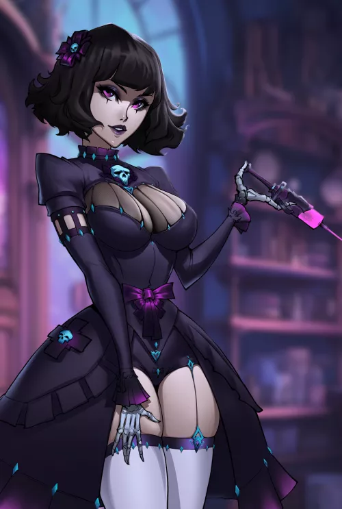 Mora - necro nurse (by Ninego) [The Veil Chronicles: Nix University] 