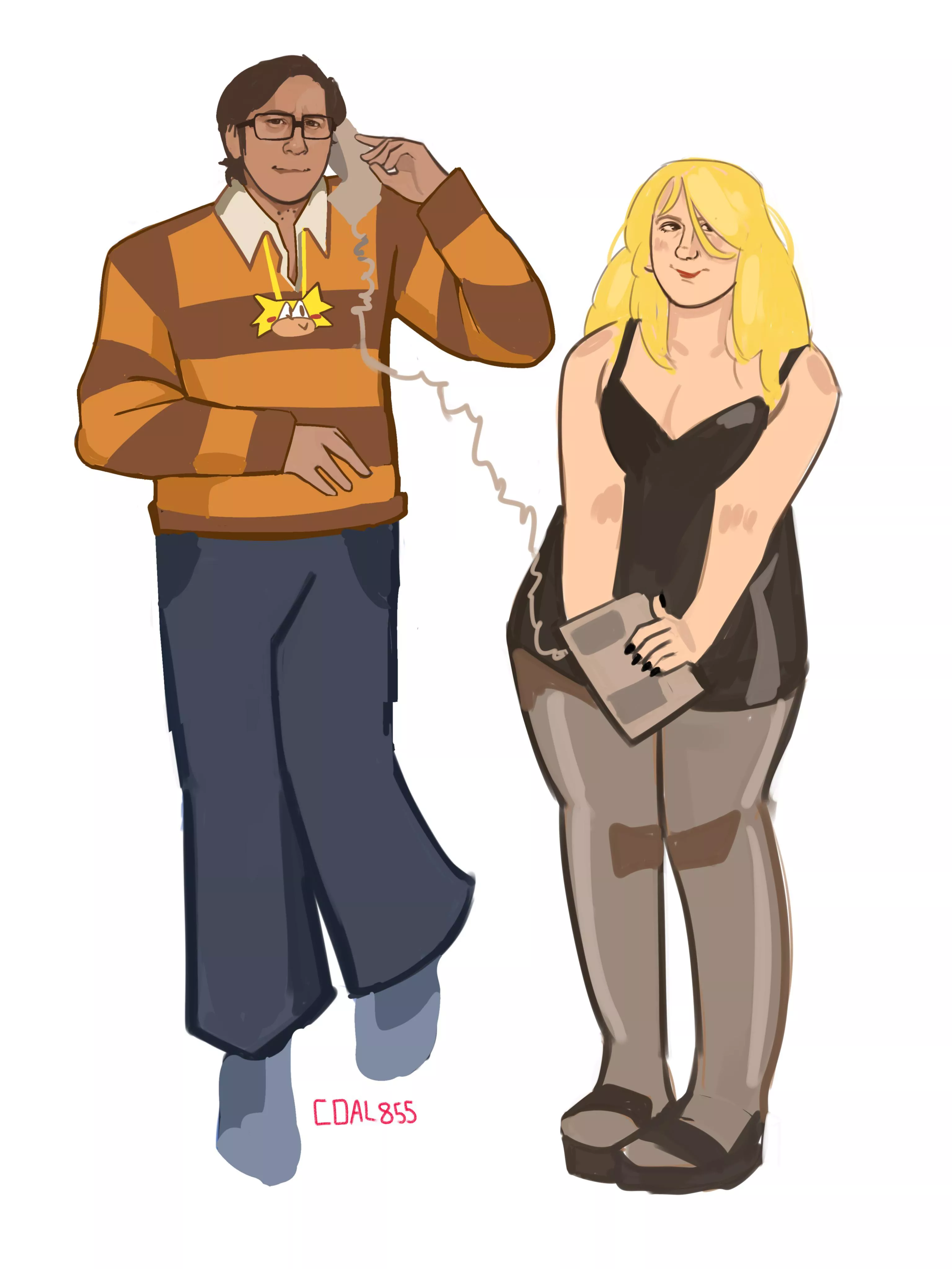 My art of Chris and Kacey 👍🏻👍🏻