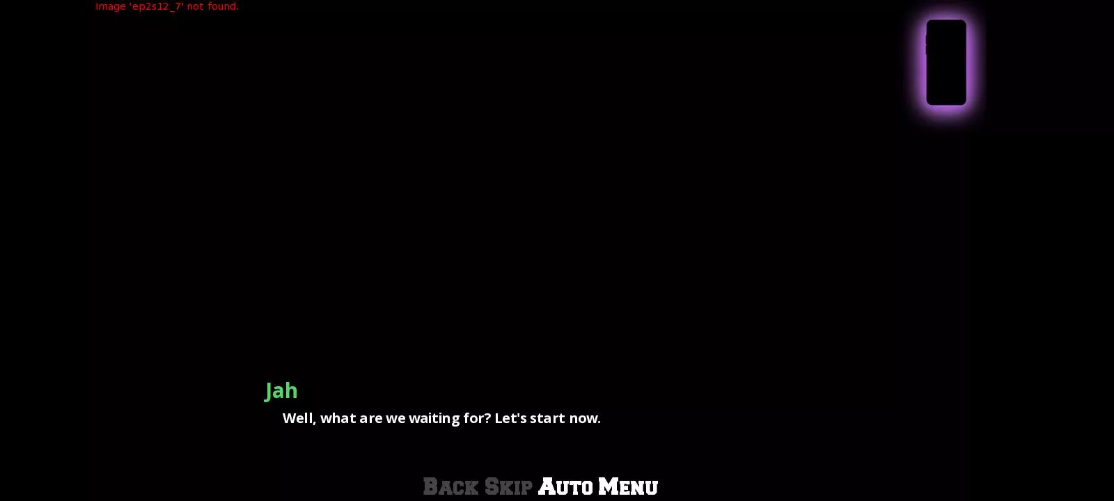 My game just keeps showing black since the middle of ep2 can anyone help 