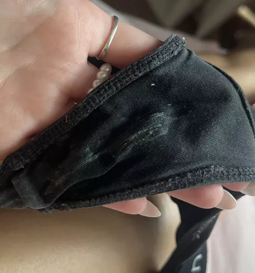 My panties are so wet because I'm so horny today