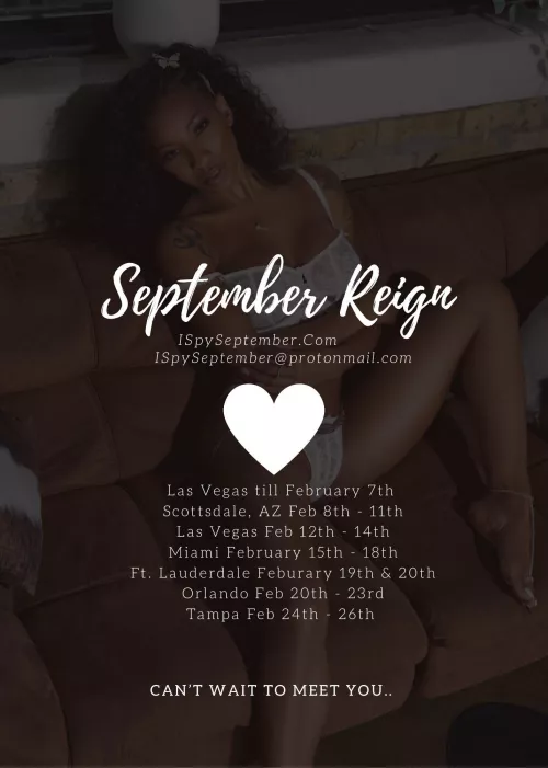 She’s coming to south Florida.