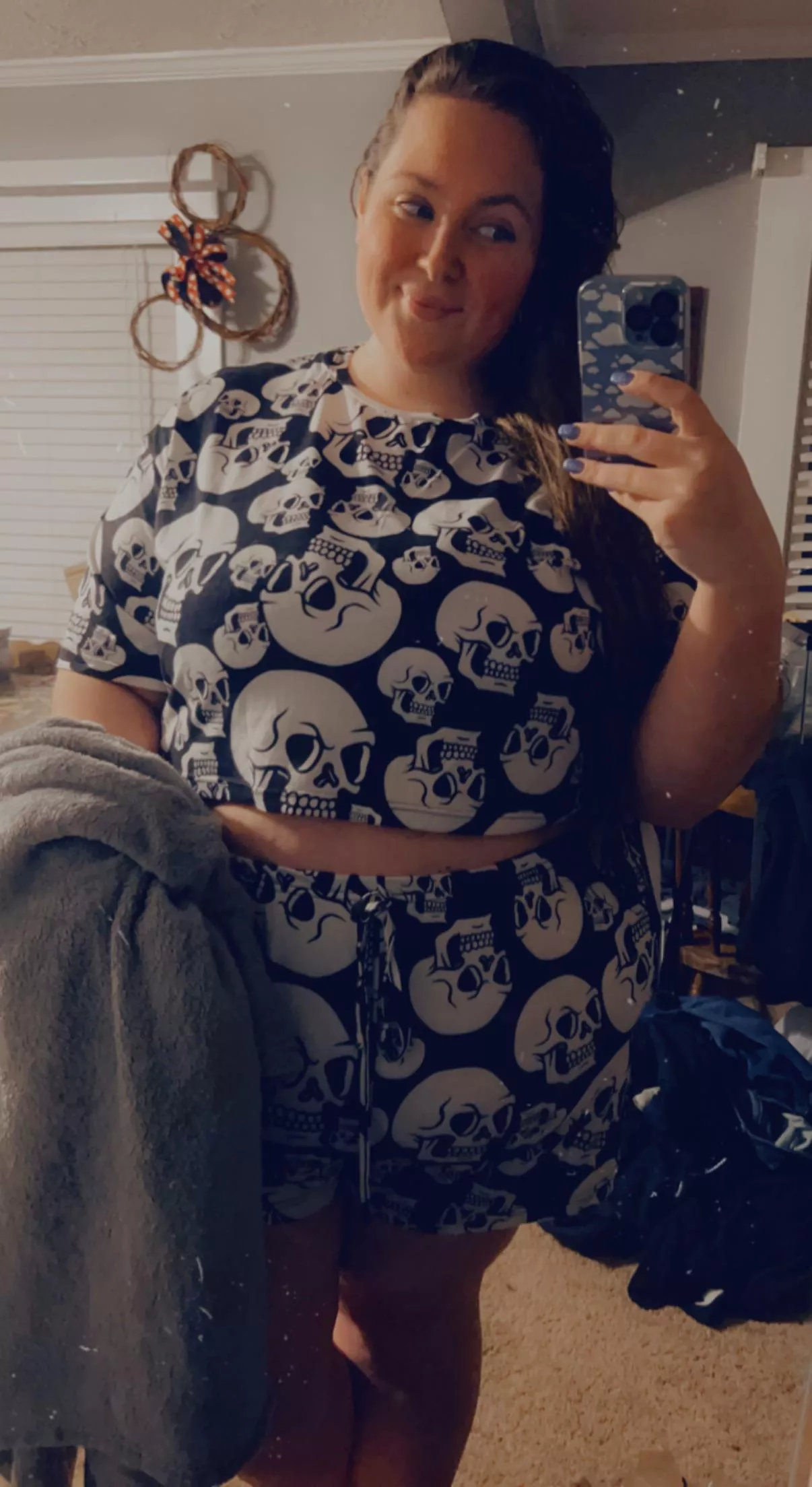 Spooky scary skeleton 