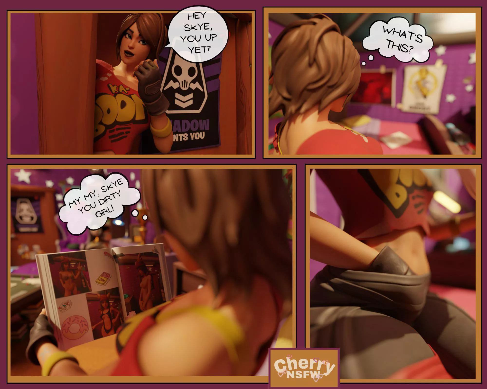 Tntina finds Skye's journal! (Cherrynsfw01)