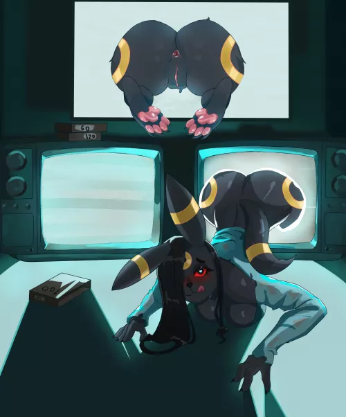 Umbreon night visit [F] (OdeniArt)