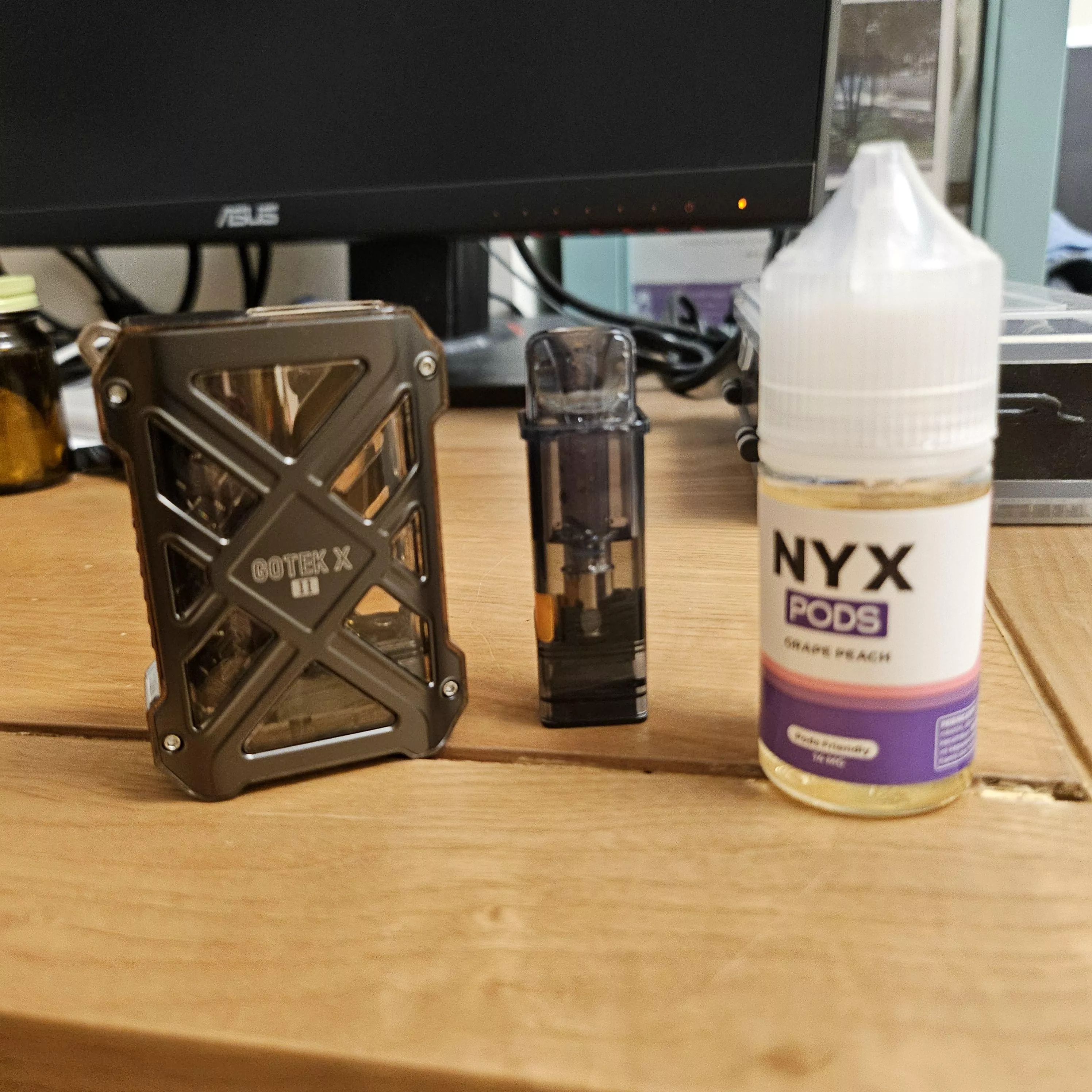 Went down from 30mg disposable to 14mg open pod. Am I doing this right?