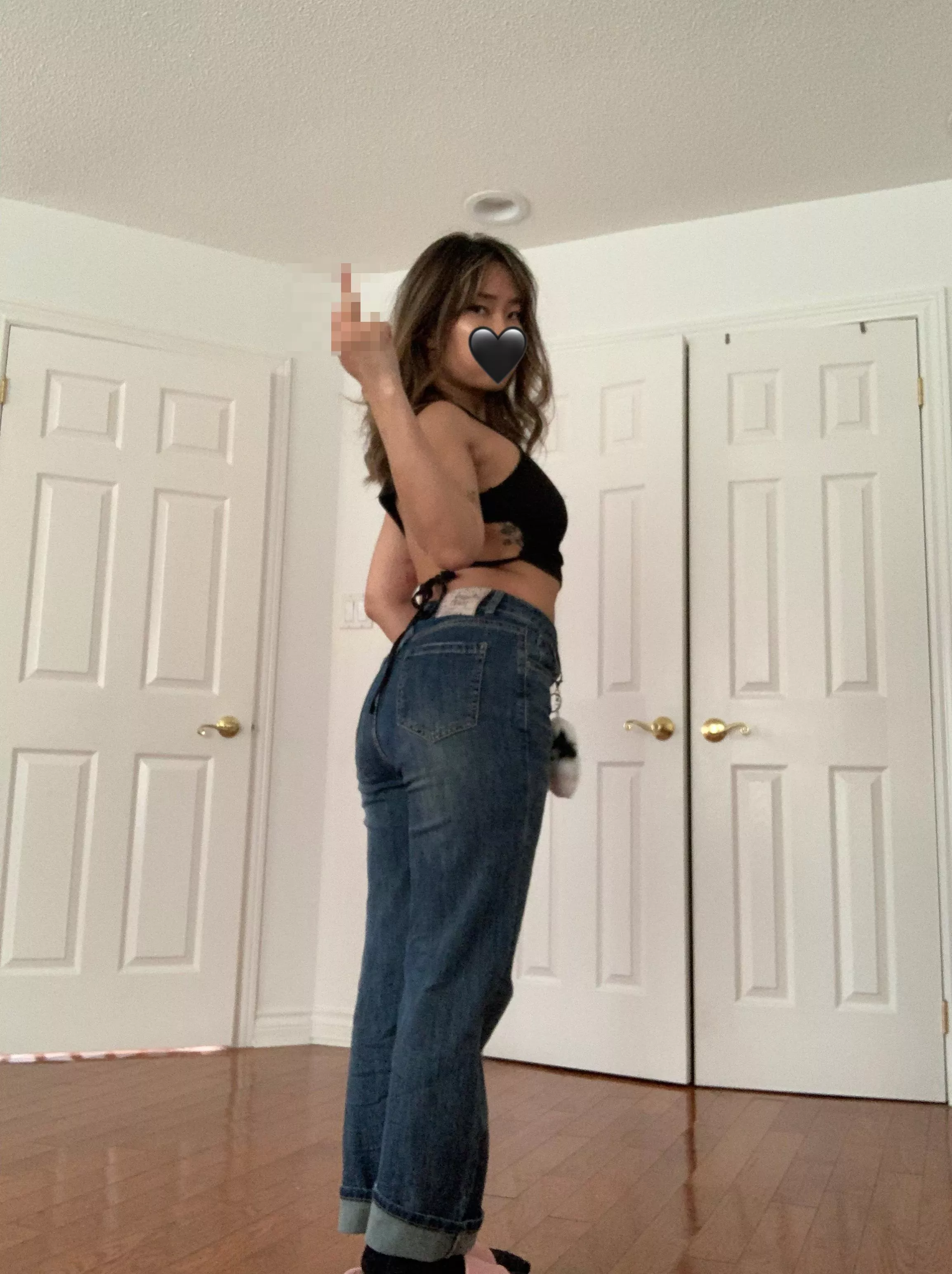 what’s with you and asian brats, middle fingers and pixels ? 