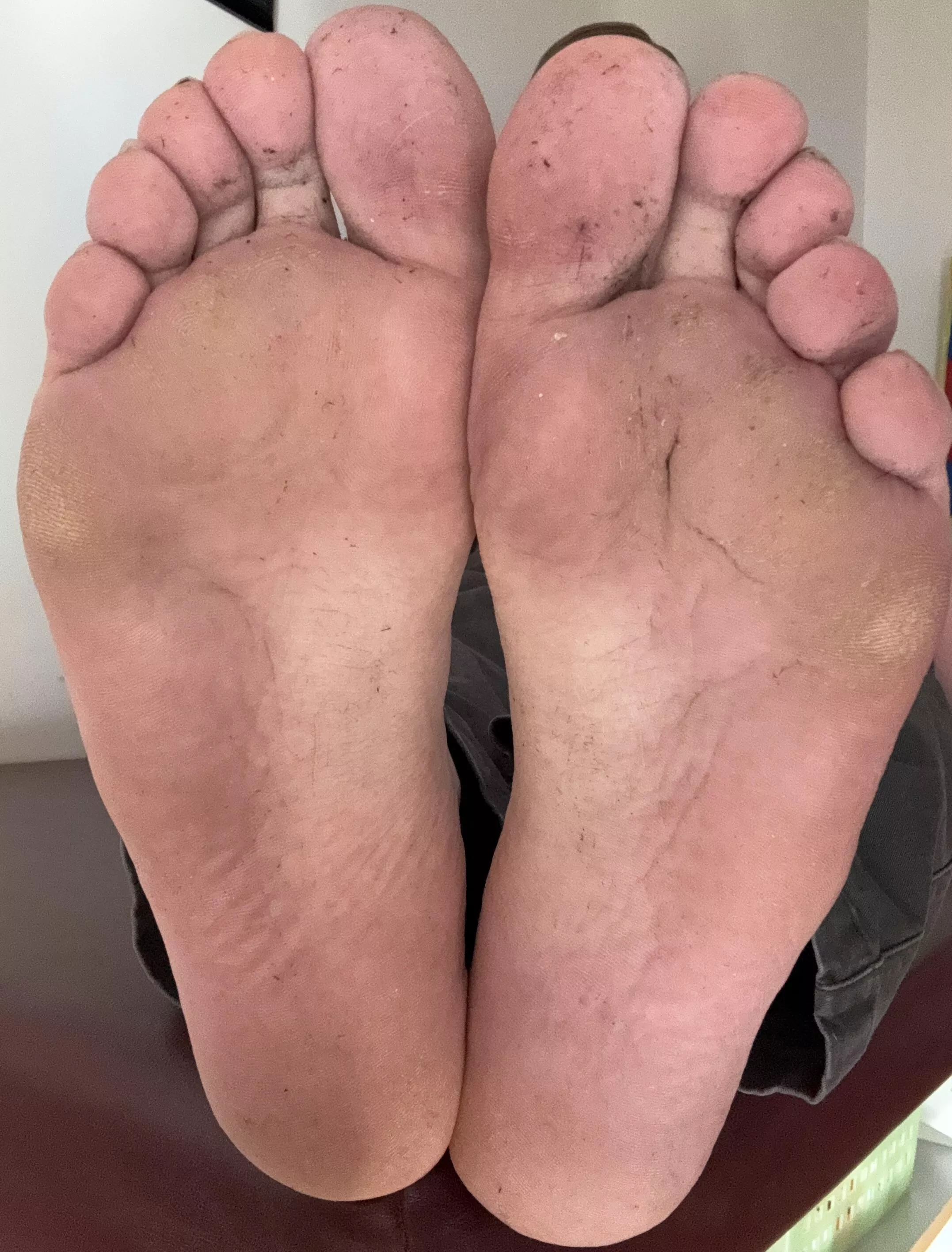 Who wants to sniff my stinky size 12s after a long day at work? 