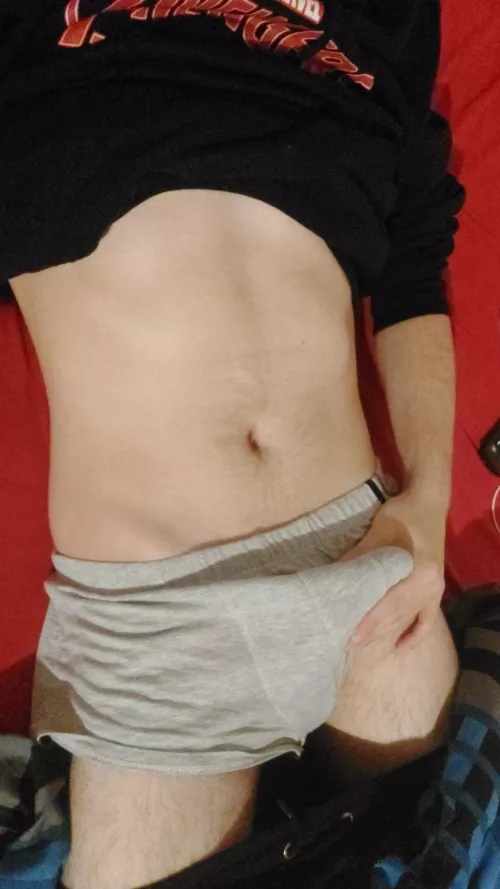 (19) Im a bit hard at the moment. I hope you like that teen buldge