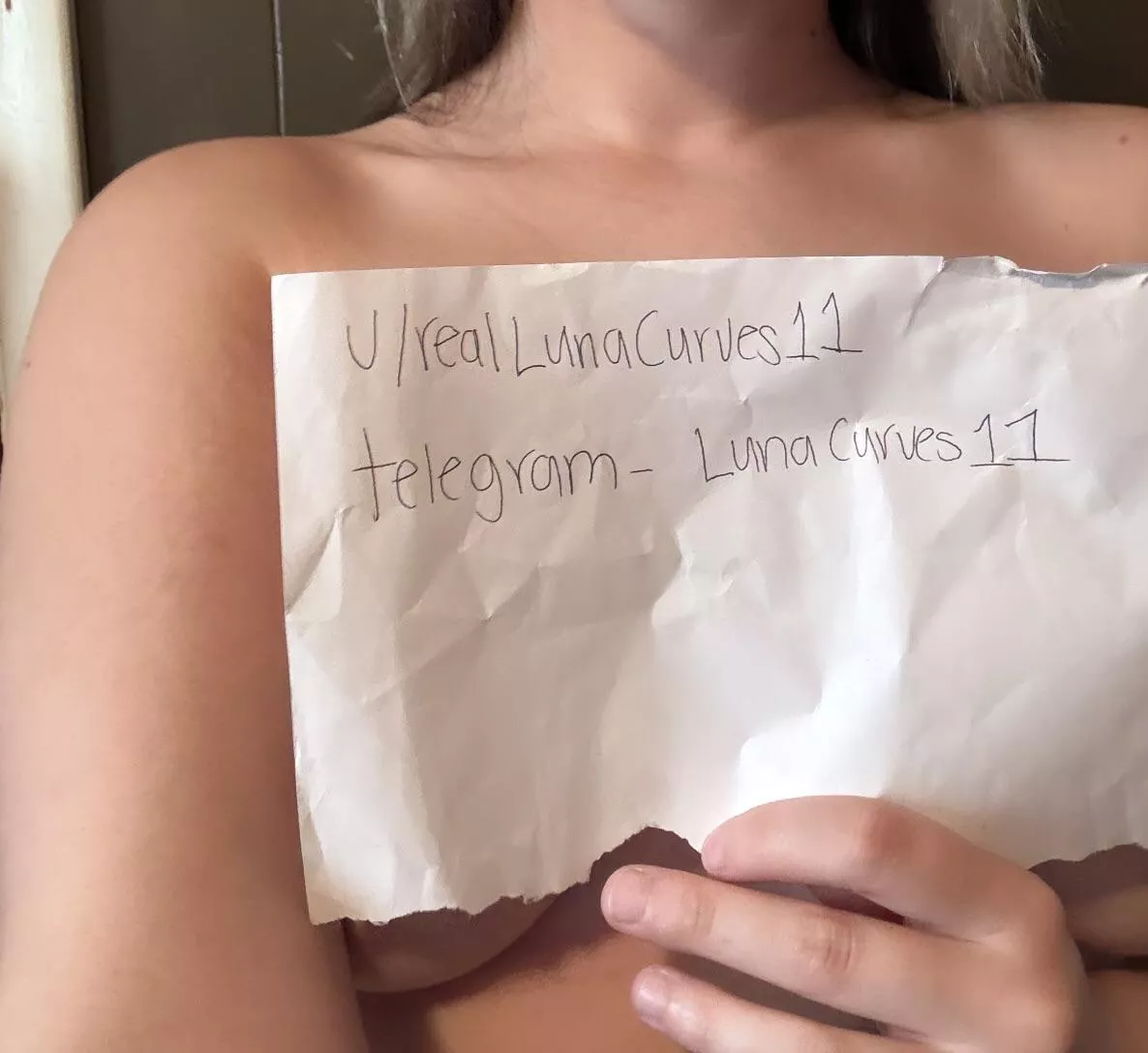 19. sending nudes to everyone who text me on telegr@m - lunacurves 11 