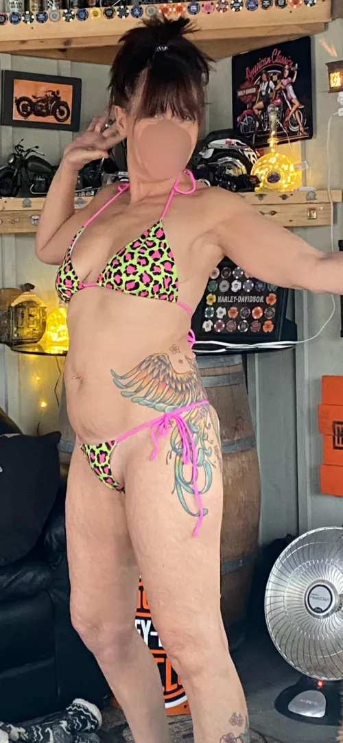 58 and still wearing a bikini 