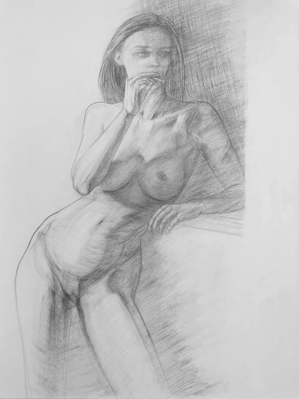 a cigarette by the window by me