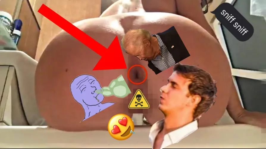 A goddess lets you and your minion friends smell her wonderful asshole 😍👃