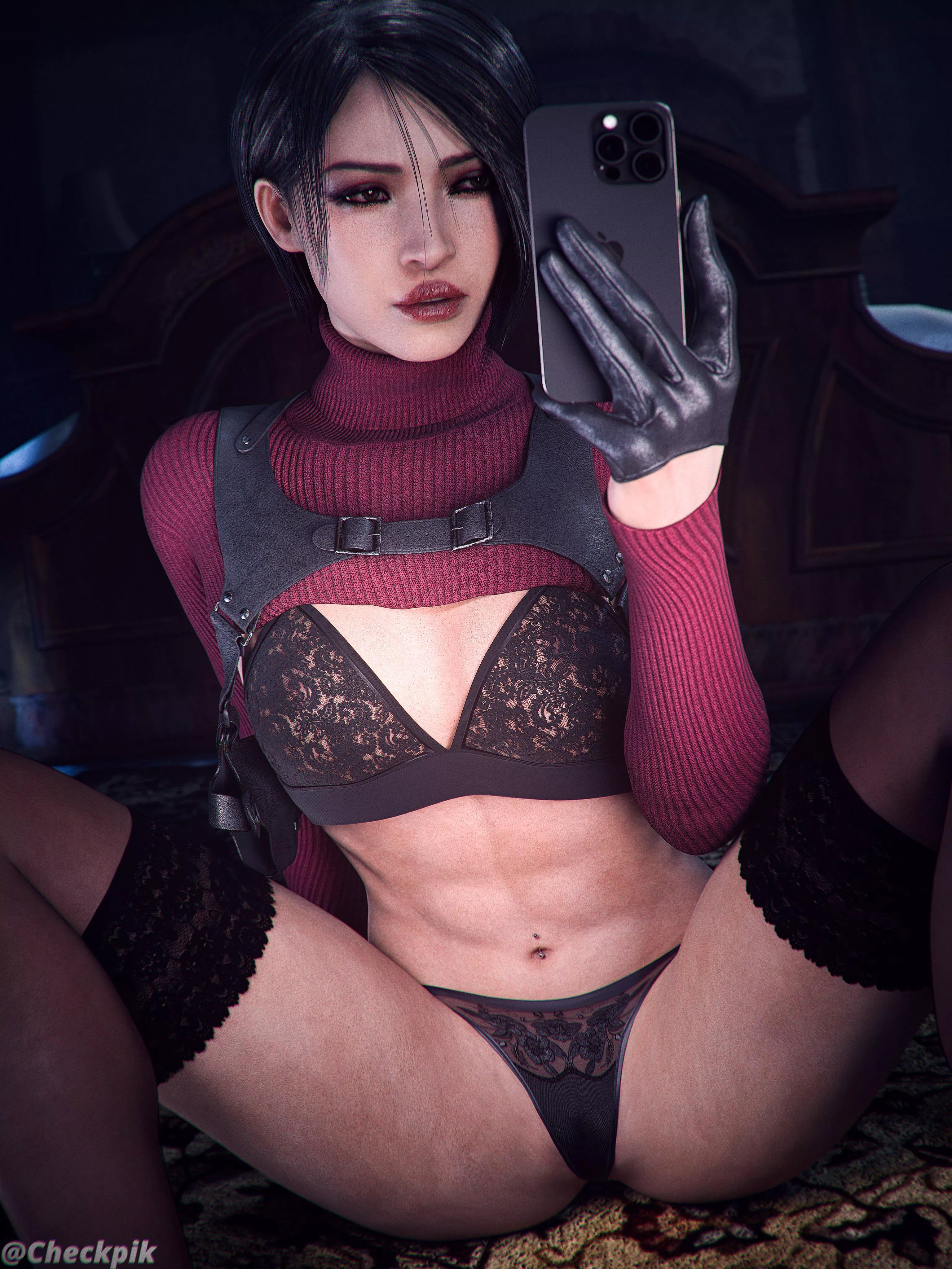 Ada taking a selfie (Checkpik)