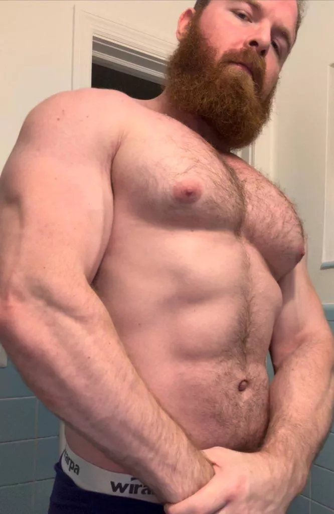 Before a late chest and arm lift 🦉 