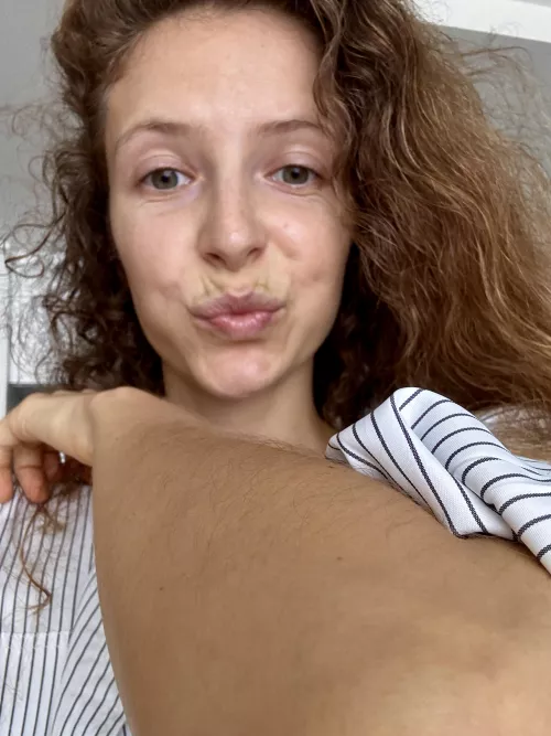 Blonde and fluffy [arms]