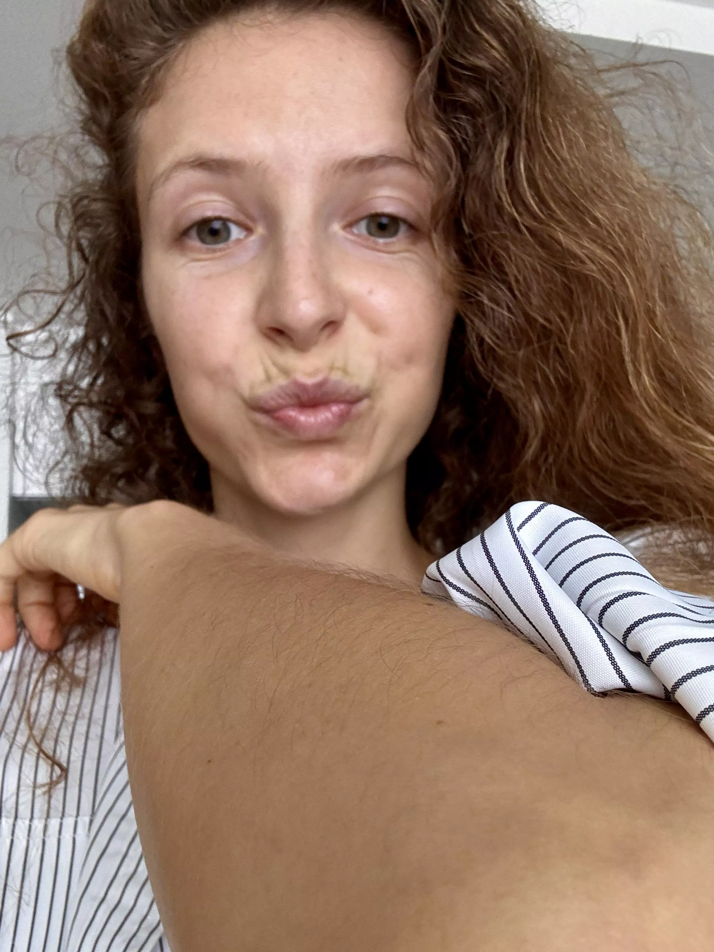 Blonde and fluffy [arms]