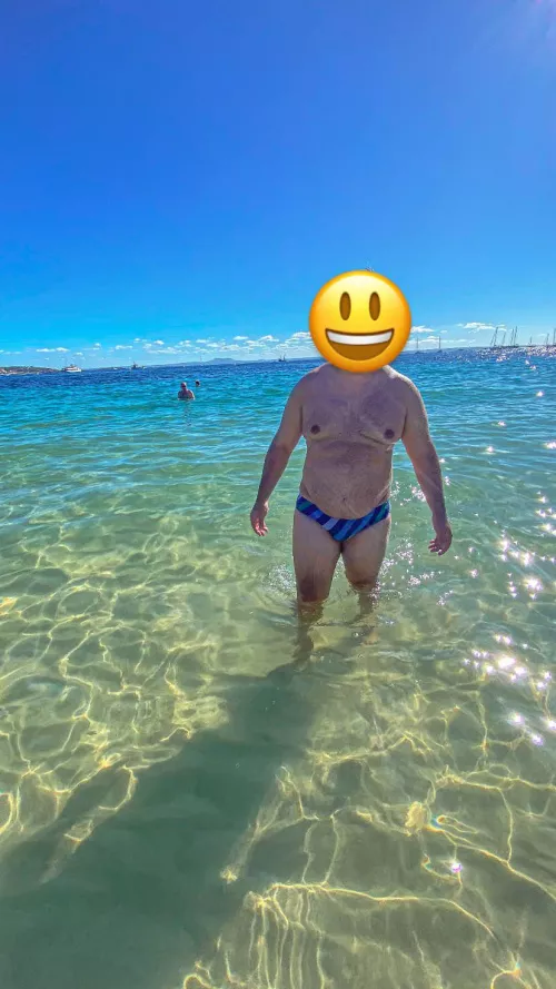 First time wearing a pair at the beach