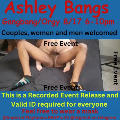 Gangbang/Orgy 8/17 6p-10p Houston