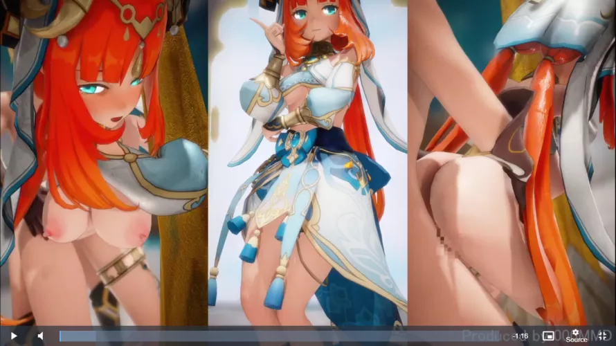 Genshin Gurls by  000MMD