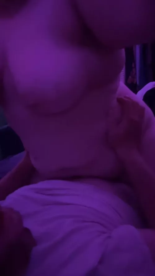 giving him a goodnight ride before bed😛🤍