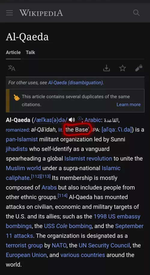 Grab it by Al-Qaeda?