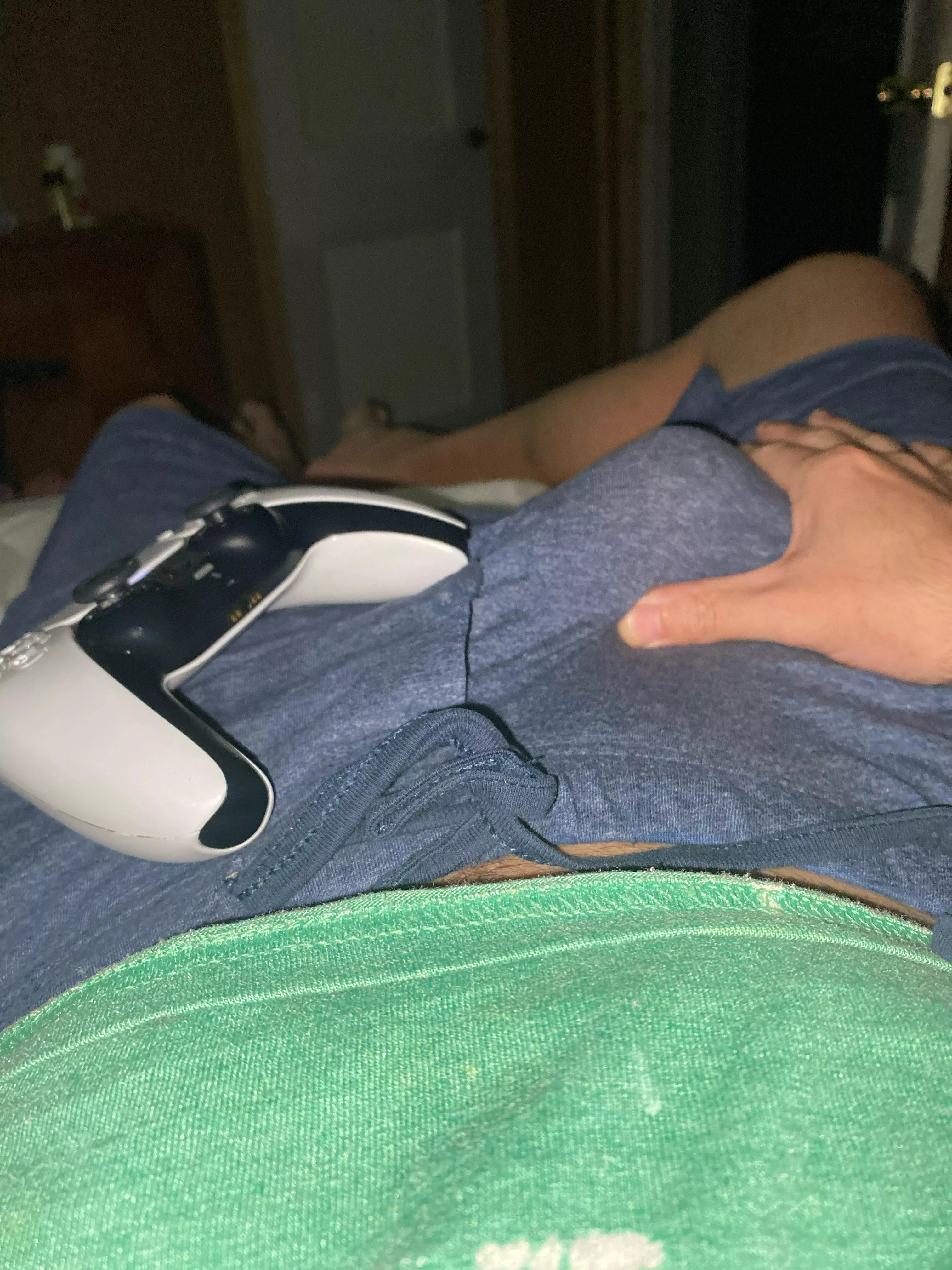 Horned up just gaming anyone wanna join naked gaming ^^ Diablo 4 ps5 