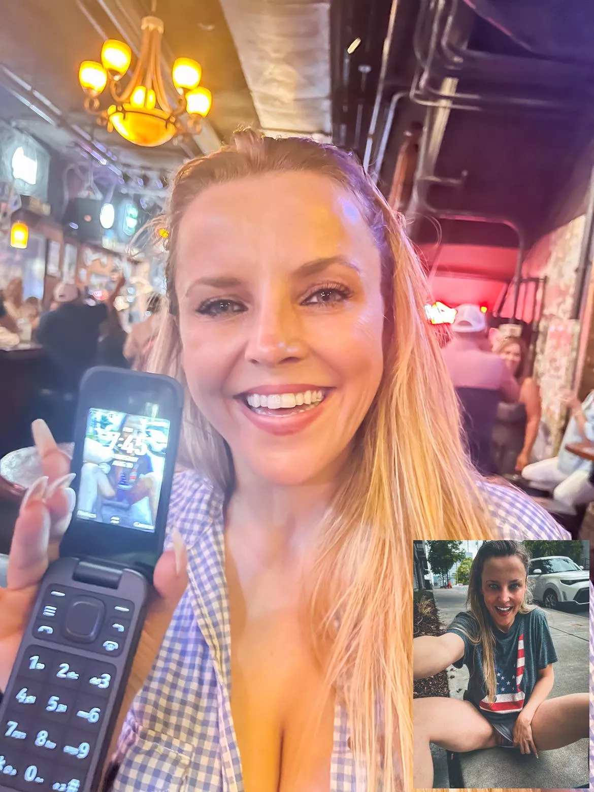 I have to use a burner phone when I travel to the U.S. It reminded me of trying to take naughty pics in the 2000’s. It’s not as easy as it looks haha