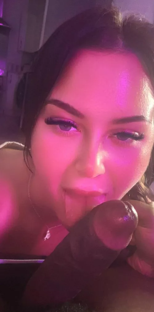 I’ll deep throat your BBC until I’m a mess for you, covered in your pleasure.