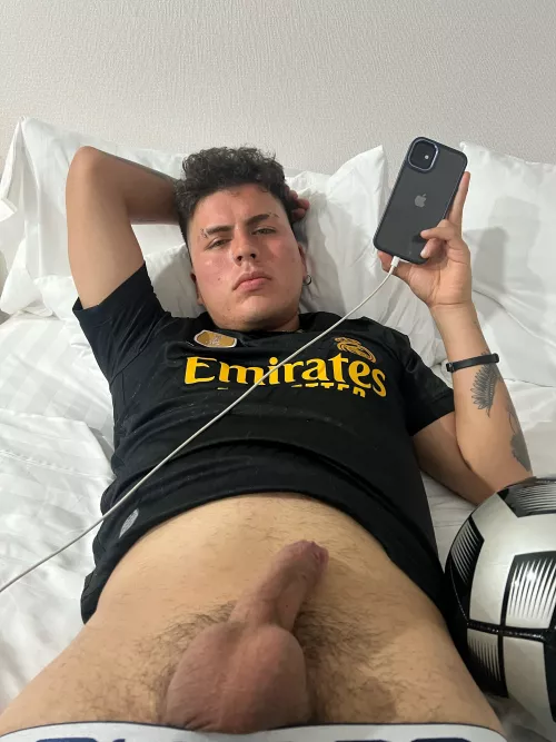 Im sure you want to see more of this player haha. I bet youre craving this dick in your dirty mouths 
