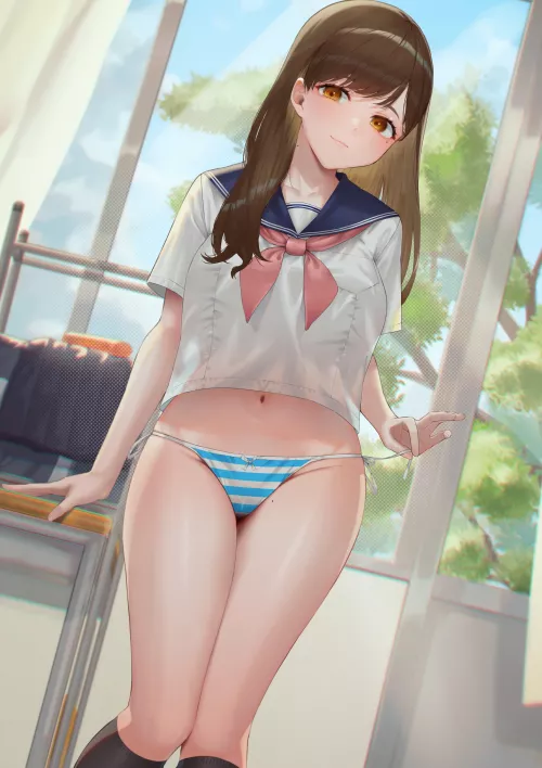 In Front of the Window (Rushian) [Original]