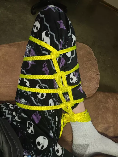 Just having some fun with rope tonight. Beginner here.