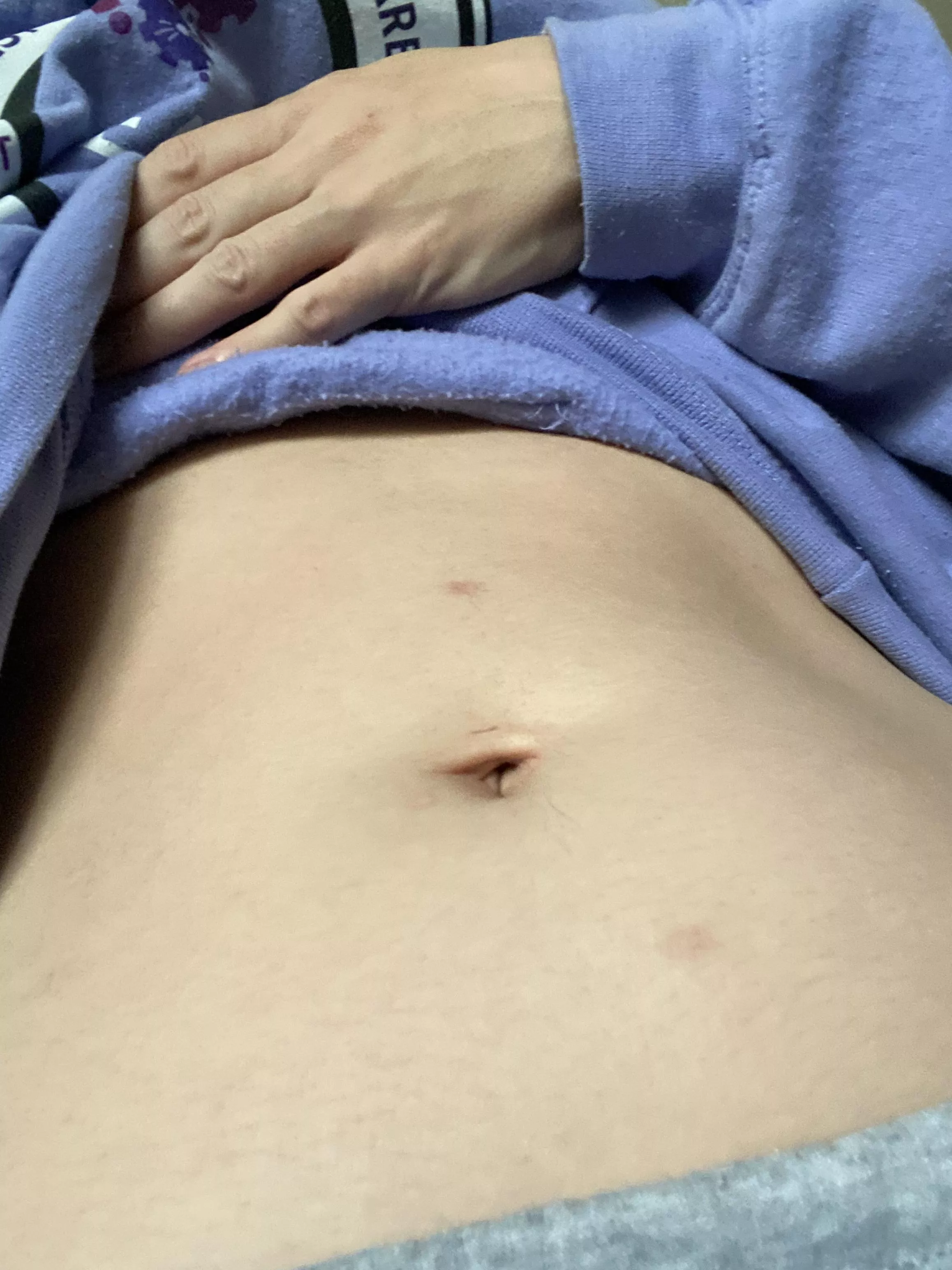 Lifting my sweater for you 