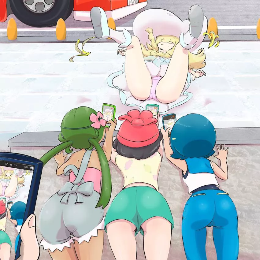 Lillie being pranked 
