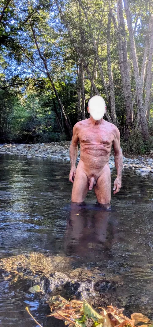 My reward at the end of a long hike.