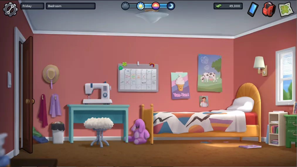 Not gonna lie, I find Judith's room really cute.