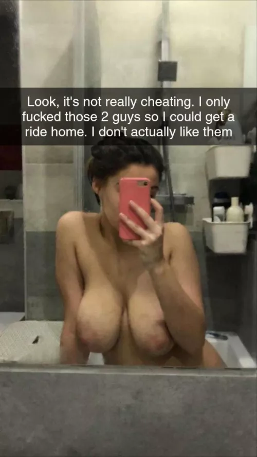 Not liking them make it not as a cheating right?