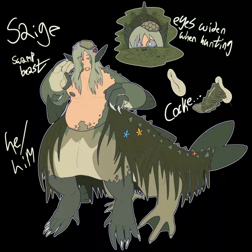 [oc] swamp beast saige