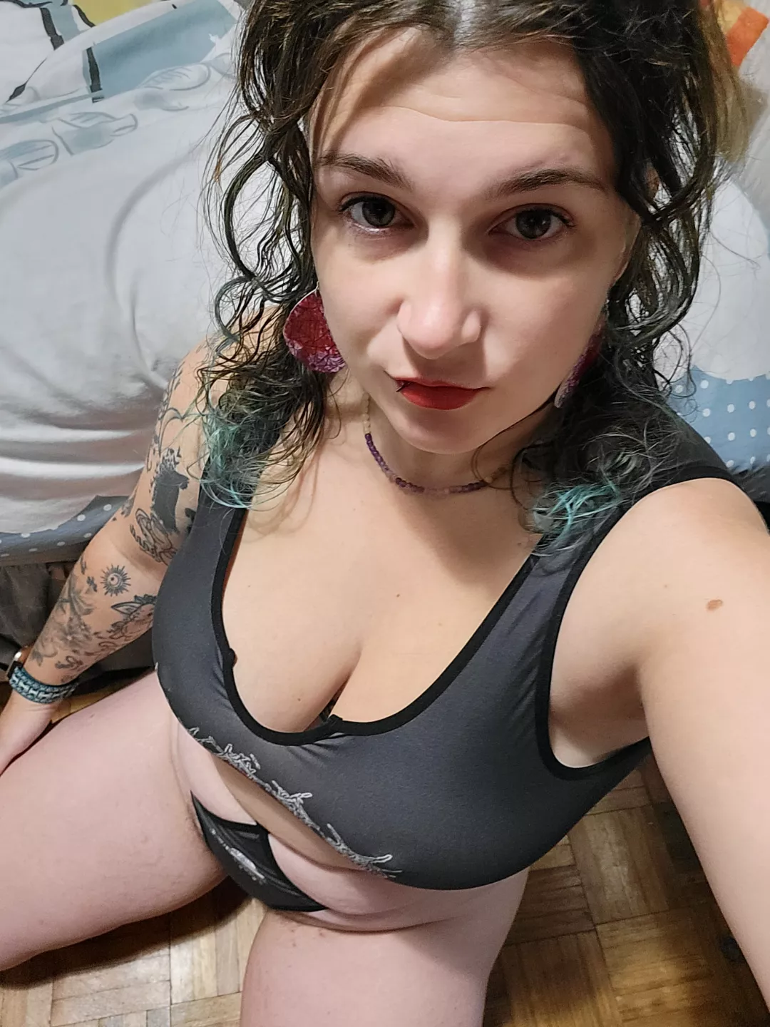 On my knees looking up at you 