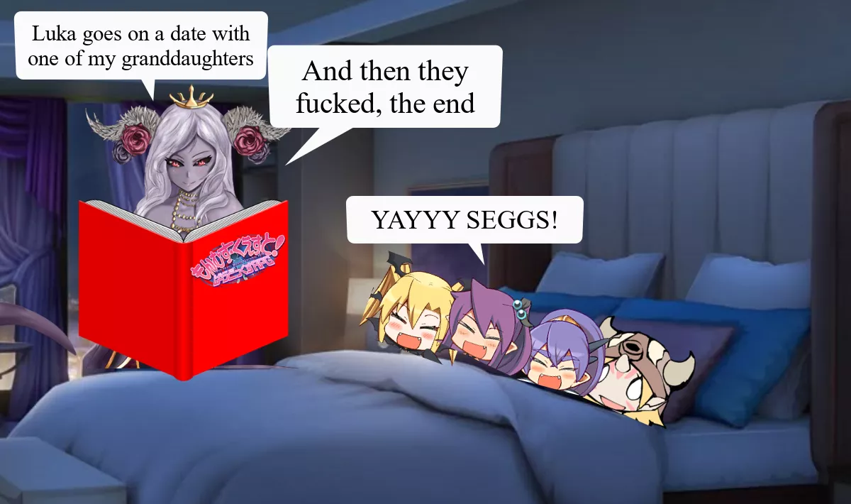 (photoshopped) Dark goddess Alice I but she's a retired grandmother